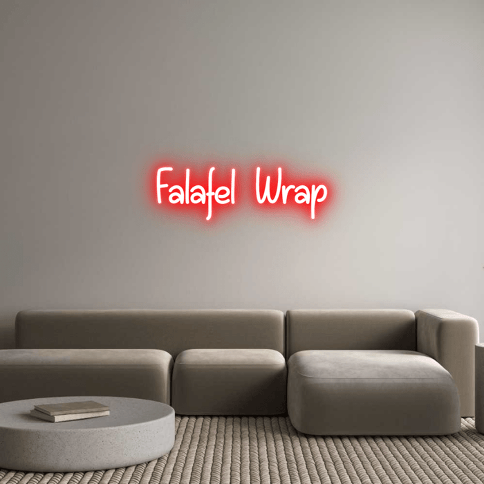 Custom Neon: Falafel Wrap - Neon Filter