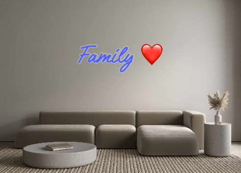 Custom Neon: Family ❤️ - Neon Filter