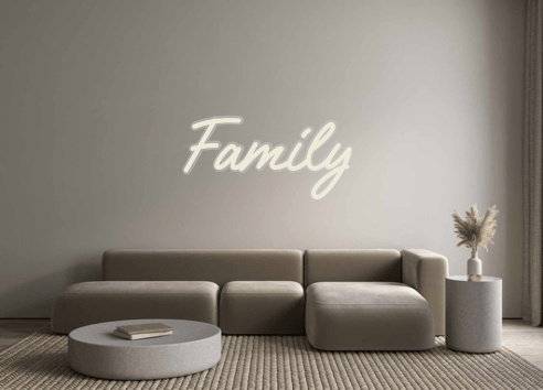 Custom Neon: Family - Neon Filter