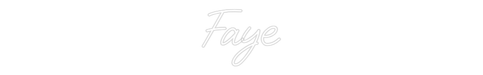 Custom Neon: Faye - Neon Filter