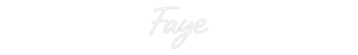 Custom Neon: Faye - Neon Filter