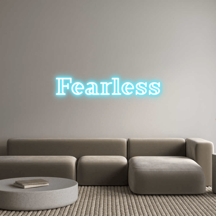 Custom Neon: Fearless - Neon Filter