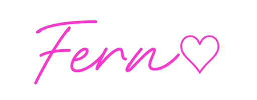 Custom Neon: Fern♡ - Neon Filter