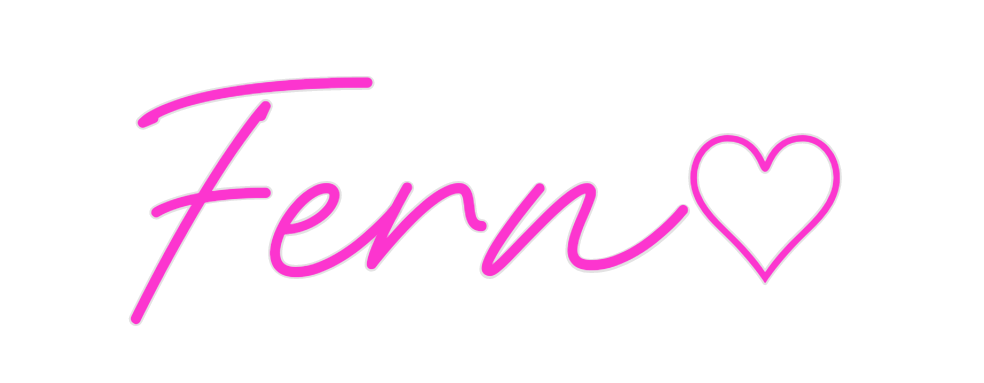 Custom Neon: Fern♡ - Neon Filter