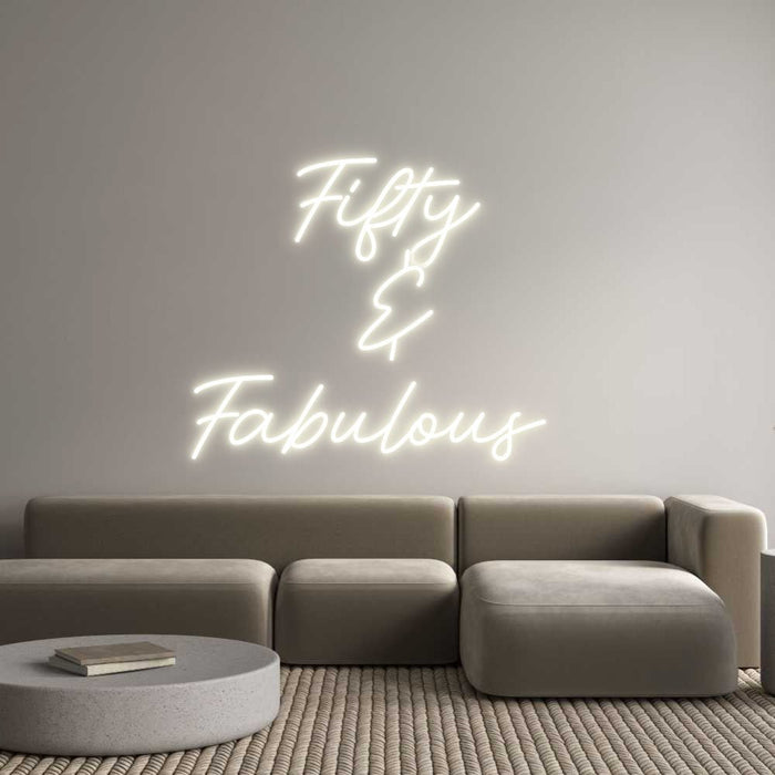 Custom Neon: Fifty & Fa... - Neon Filter