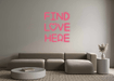 Custom Neon: Find love here - Neon Filter