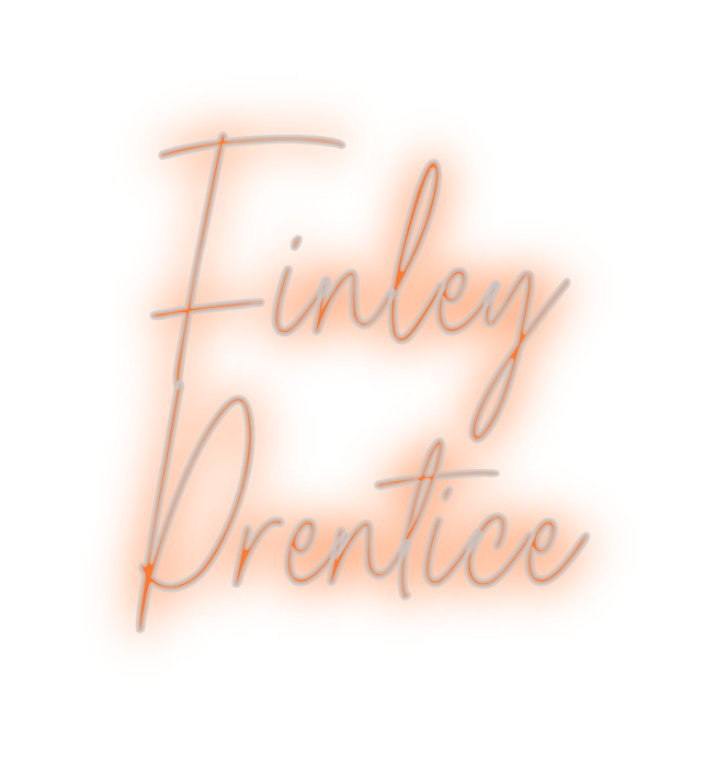 Custom Neon: Finley Prent... - Neon Filter