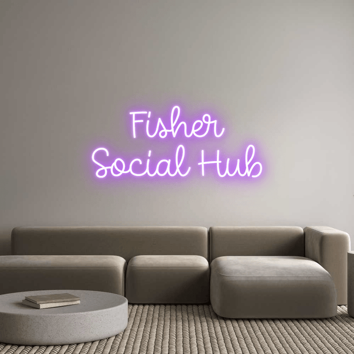 Custom Neon: Fisher Socia... - Neon Filter