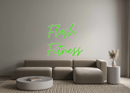 Custom Neon: Flash Fitness - Neon Filter