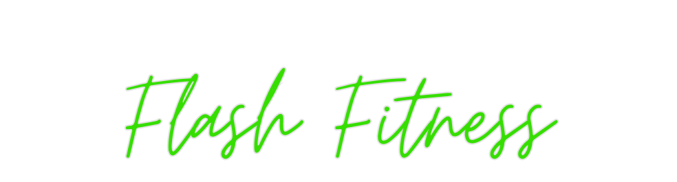 Custom Neon: Flash Fitness - Neon Filter