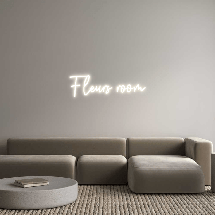 Custom Neon: Fleurs room - Neon Filter