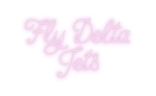 Custom Neon: Fly Delta Jets - Neon Filter