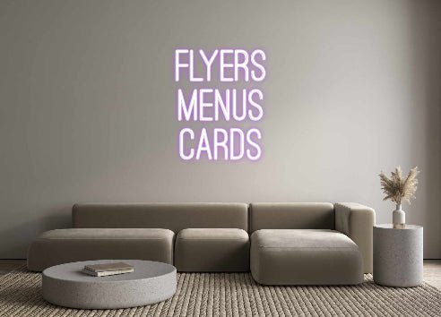 Custom Neon: FLYERS MENUS... - Neon Filter