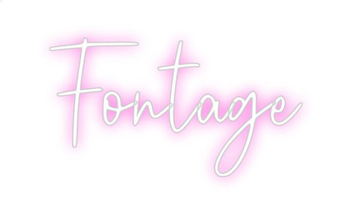 Custom Neon: Fontage - Neon Filter