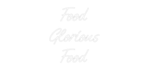 Custom Neon: Food Gloriou... - Neon Filter