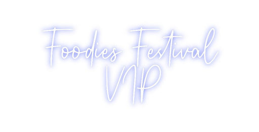 Custom Neon: Foodies Festi... - Neon Filter