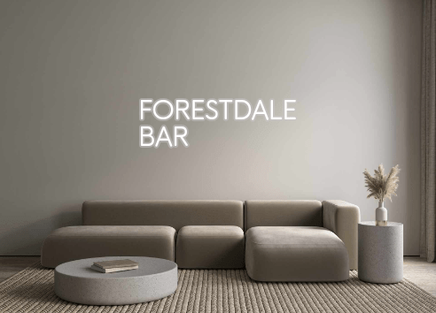 Custom Neon: FORESTDALE BAR - Neon Filter