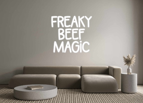 Custom Neon: Freaky Beef M... - Neon Filter