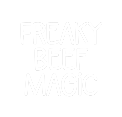 Custom Neon: Freaky Beef M... - Neon Filter