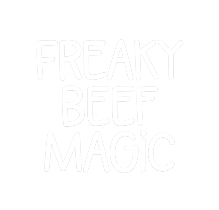 Custom Neon: Freaky Beef M... - Neon Filter