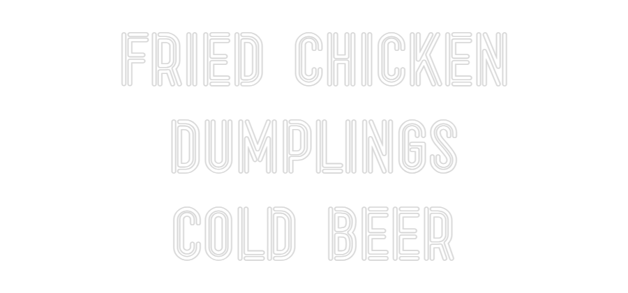 Custom Neon: FRIED CHICKEN... - Neon Filter