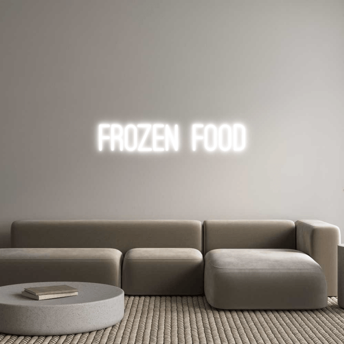 Custom Neon: FROZEN FOOD - Neon Filter