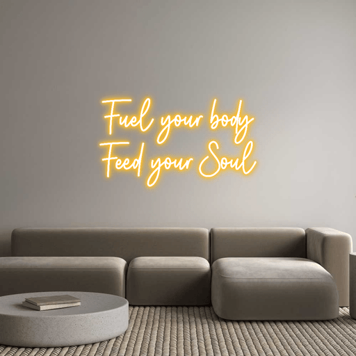 Custom Neon: Fuel your bod... - Neon Filter