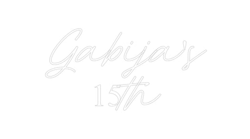 Custom Neon: Gabija's 15th - Neon Filter