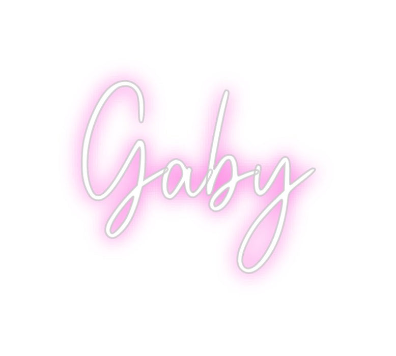 Custom Neon: Gaby - Neon Filter