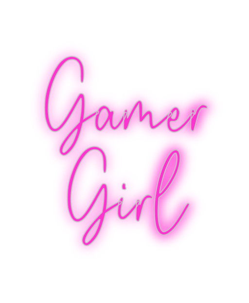 Custom Neon: Gamer Girl - Neon Filter