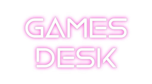 Custom Neon: GAMES DESK - Neon Filter