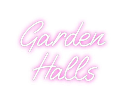 Custom Neon: Garden Halls - Neon Filter