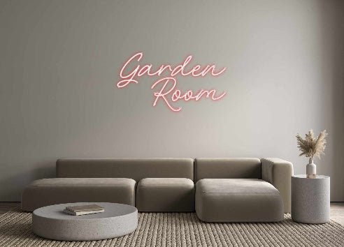 Custom Neon: Garden Room - Neon Filter