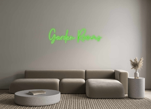 Custom Neon: Garden Rooms - Neon Filter