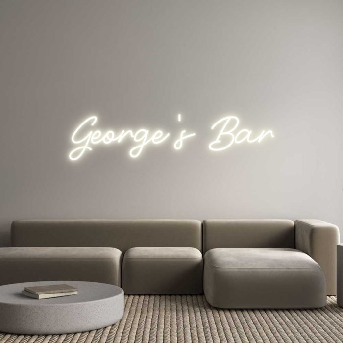 Custom Neon: George's Bar - Neon Filter