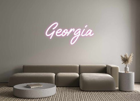 Custom Neon: Georgia - Neon Filter