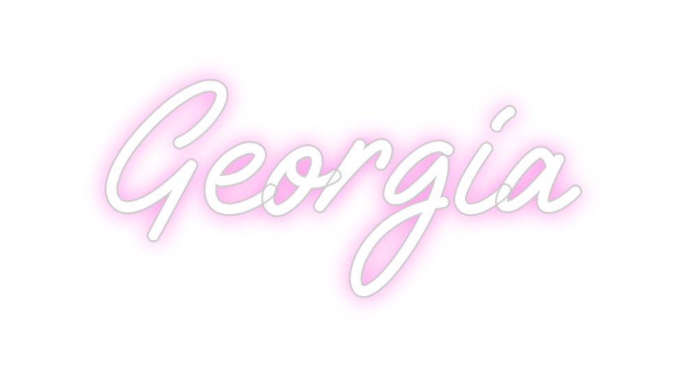 Custom Neon: Georgia - Neon Filter