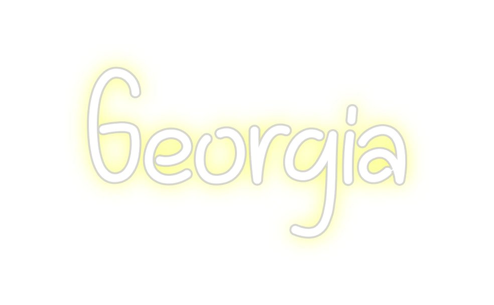 Custom Neon: Georgia - Neon Filter