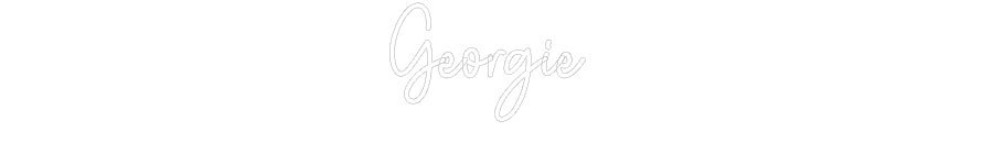 Custom Neon: Georgie - Neon Filter