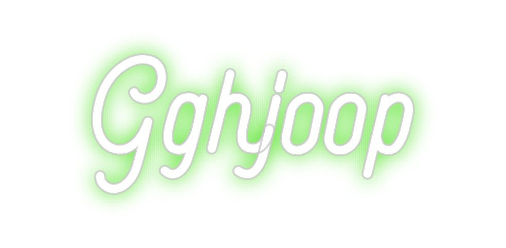 Custom Neon: Gghjoop - Neon Filter