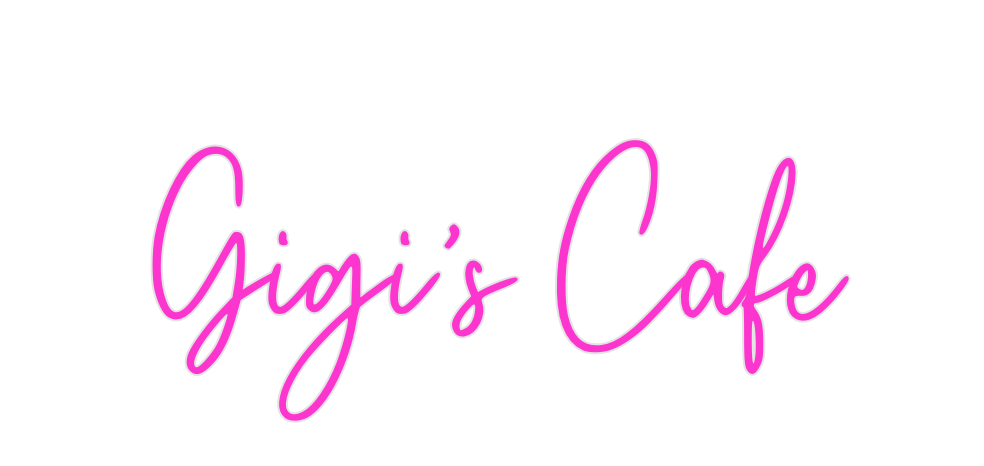 Custom Neon: Gigi’s Cafe - Neon Filter