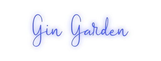 Custom Neon: Gin Garden - Neon Filter