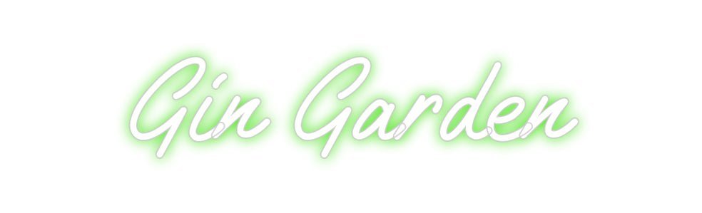 Custom Neon: Gin Garden - Neon Filter