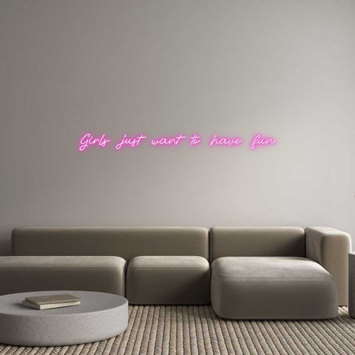 Custom Neon: Girls just wa... - Neon Filter