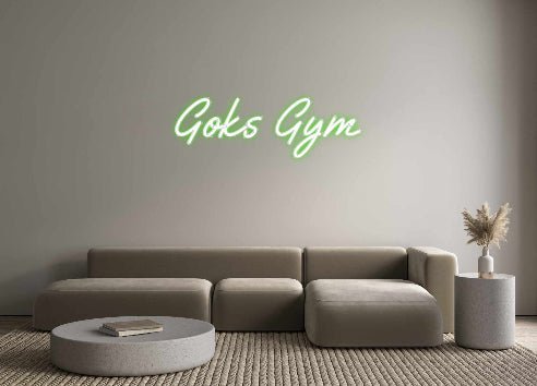 Custom Neon: Goks Gym - Neon Filter