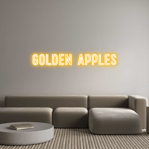 Custom Neon: Golden Apples - Neon Filter