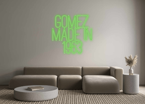 Custom Neon: gomez made in... - Neon Filter