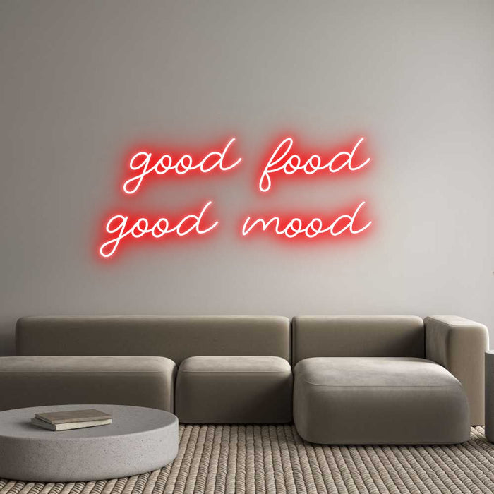 Custom Neon: good food go... - Neon Filter