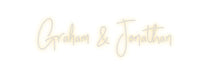 Custom Neon: Graham & Jona... - Neon Filter