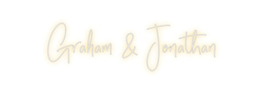 Custom Neon: Graham & Jona... - Neon Filter